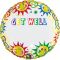 Фолиен балон с надпис Get well с възможност да се изпише и име 18"- 45 см.