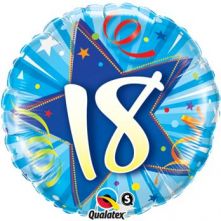 Цифра 18 синя -   18"- 46 см.