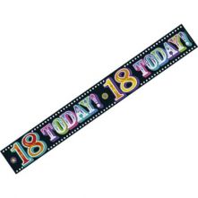 Украса за Рожден Ден  18 години с надпис: Happy 18 Today 3м. 