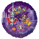 Фолиен балон с надпис  Happy Halloween  18"- 45 см.