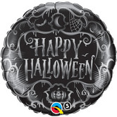 Фолиен балон с надпис Halloween 18"- 45см. 